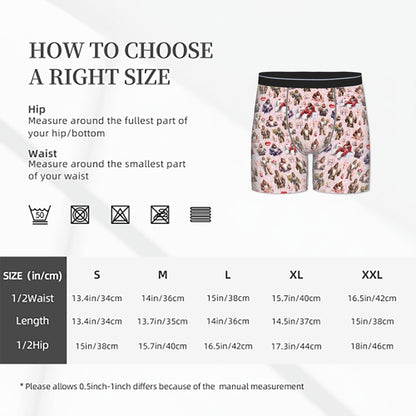 Bigfoot, Sasquatch Men's Silky Extended Boxer Briefs - 19 Designs