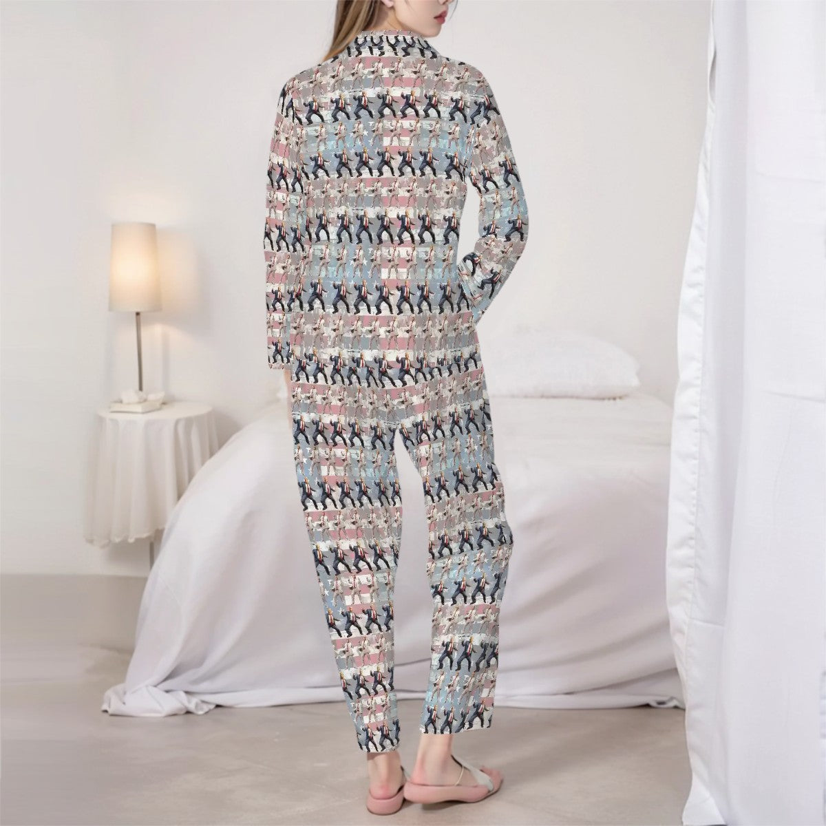 Trump  Themed Women’s Long Sleeved Pajama Set