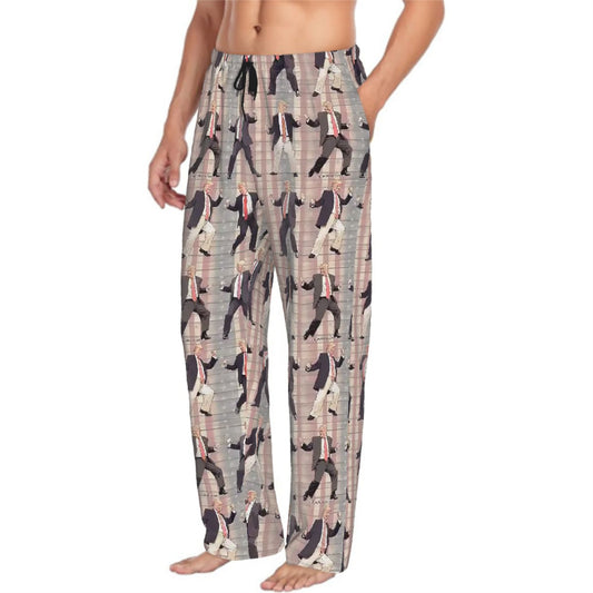 10 Donald Trump Designs, Men’s Polyester, Drawstring, Pajama Pants