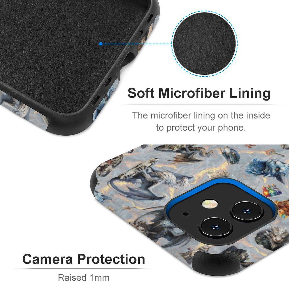 20 Misc Designs, Microfiber iPhone 11 Cases