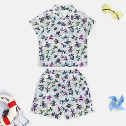 Aliens Children's Casual Beach Outfit