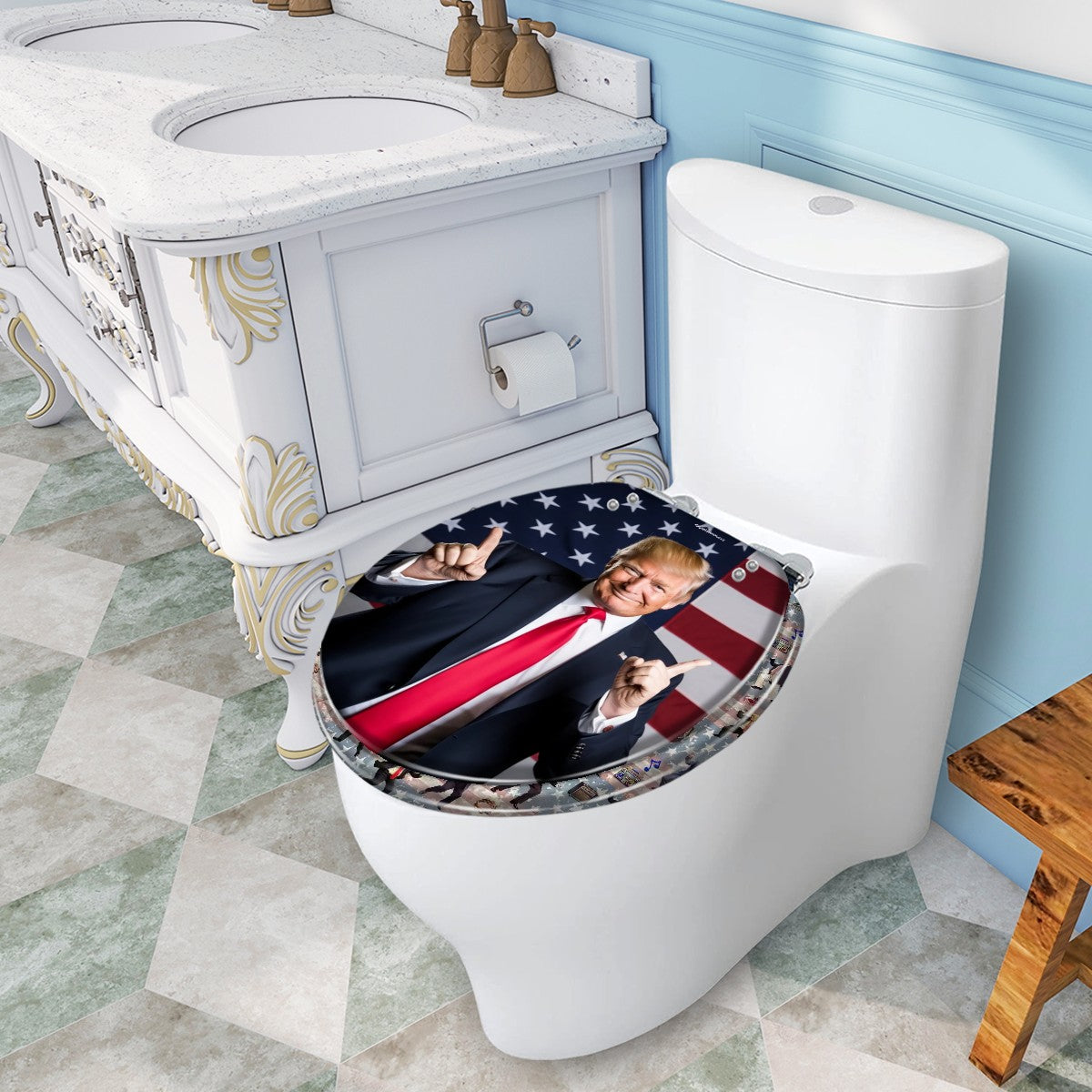 Donald Trump Universal Toilet Seat / Cover