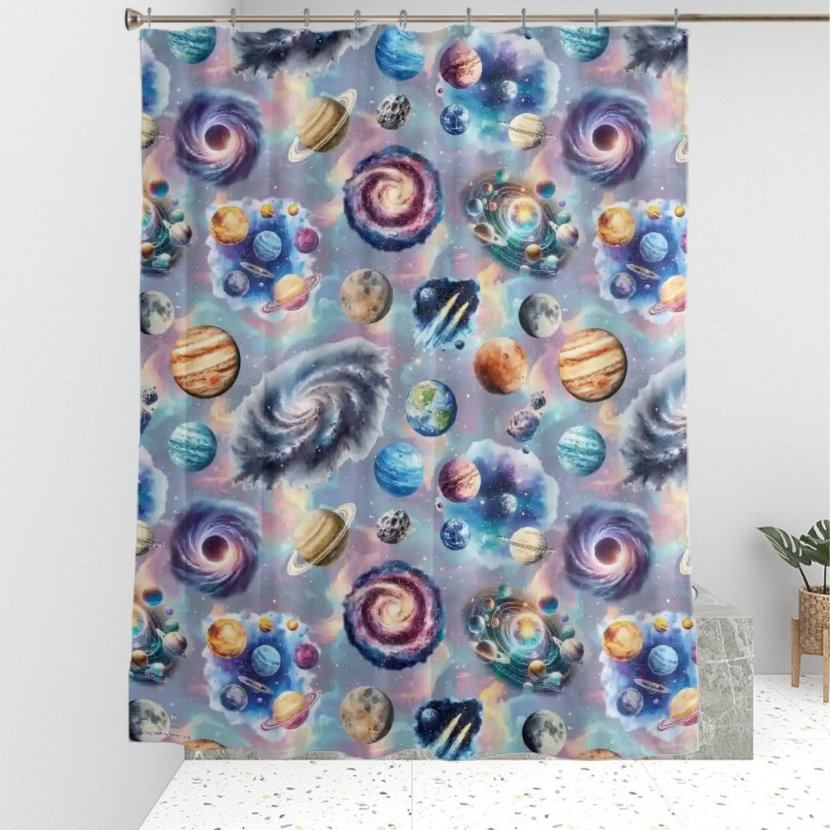 20 Misc Designs, Polyester Shower Curtain in 4 sizes