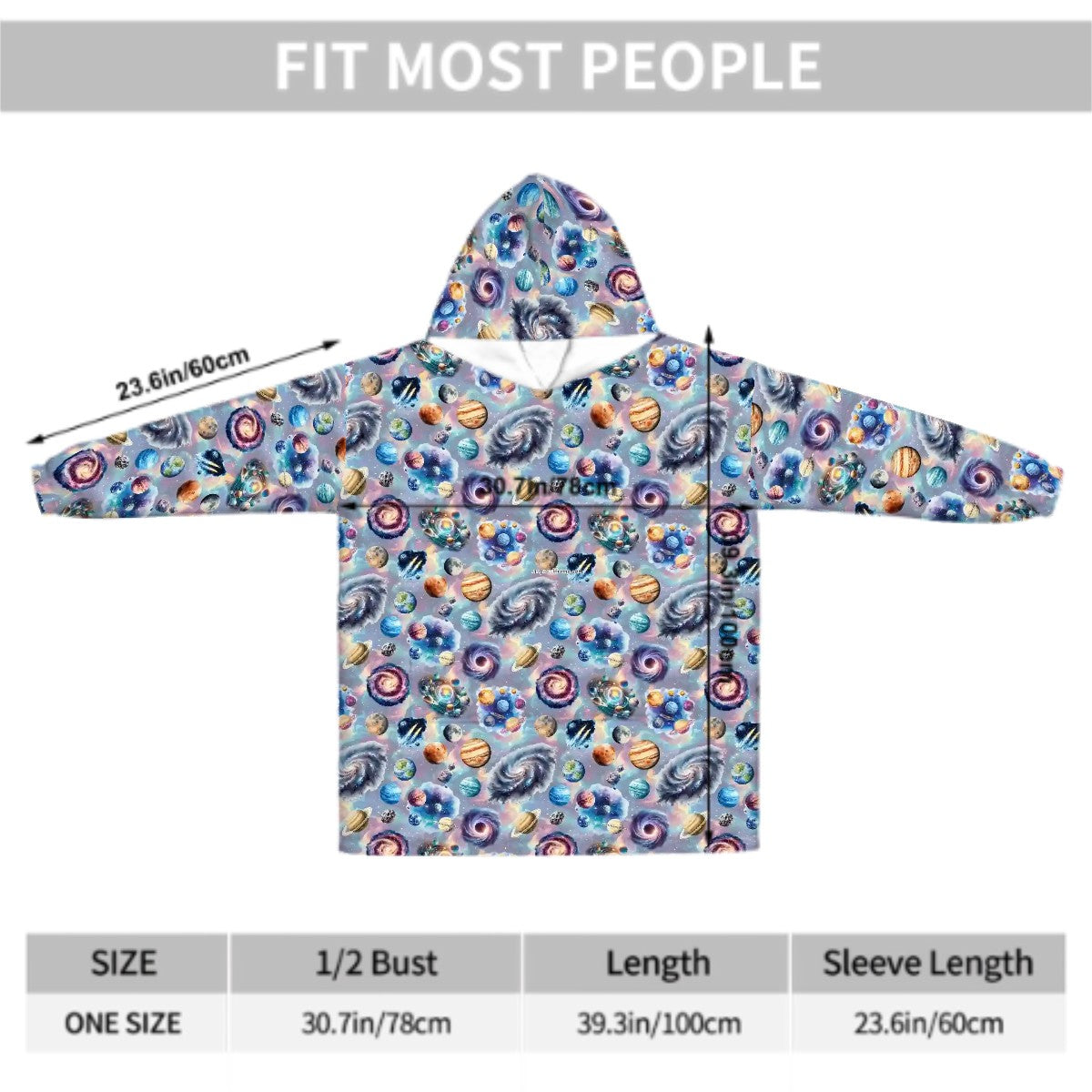 AWESOME Designs - Adult Blanket Hoodie, zombies, smurfs, dragons & More