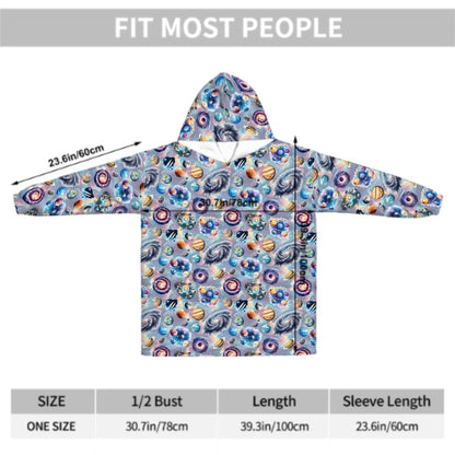 AWESOME Designs - Adult Blanket Hoodie, zombies, smurfs, dragons & More