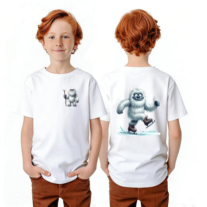 Bigfoot Sasquatch Designs, Kid’s Double Sided Gildan 5000B T Shirt