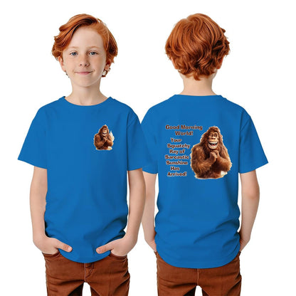 Bigfoot Sasquatch Designs, Kid’s Double Sided Gildan 5000B T Shirt