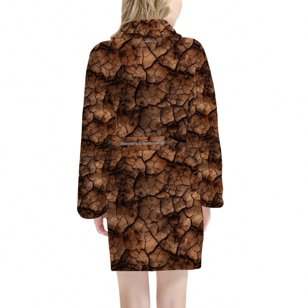 Cowboy Bigfoot Sasquatch Women’s Bath Robe 33.5” Long