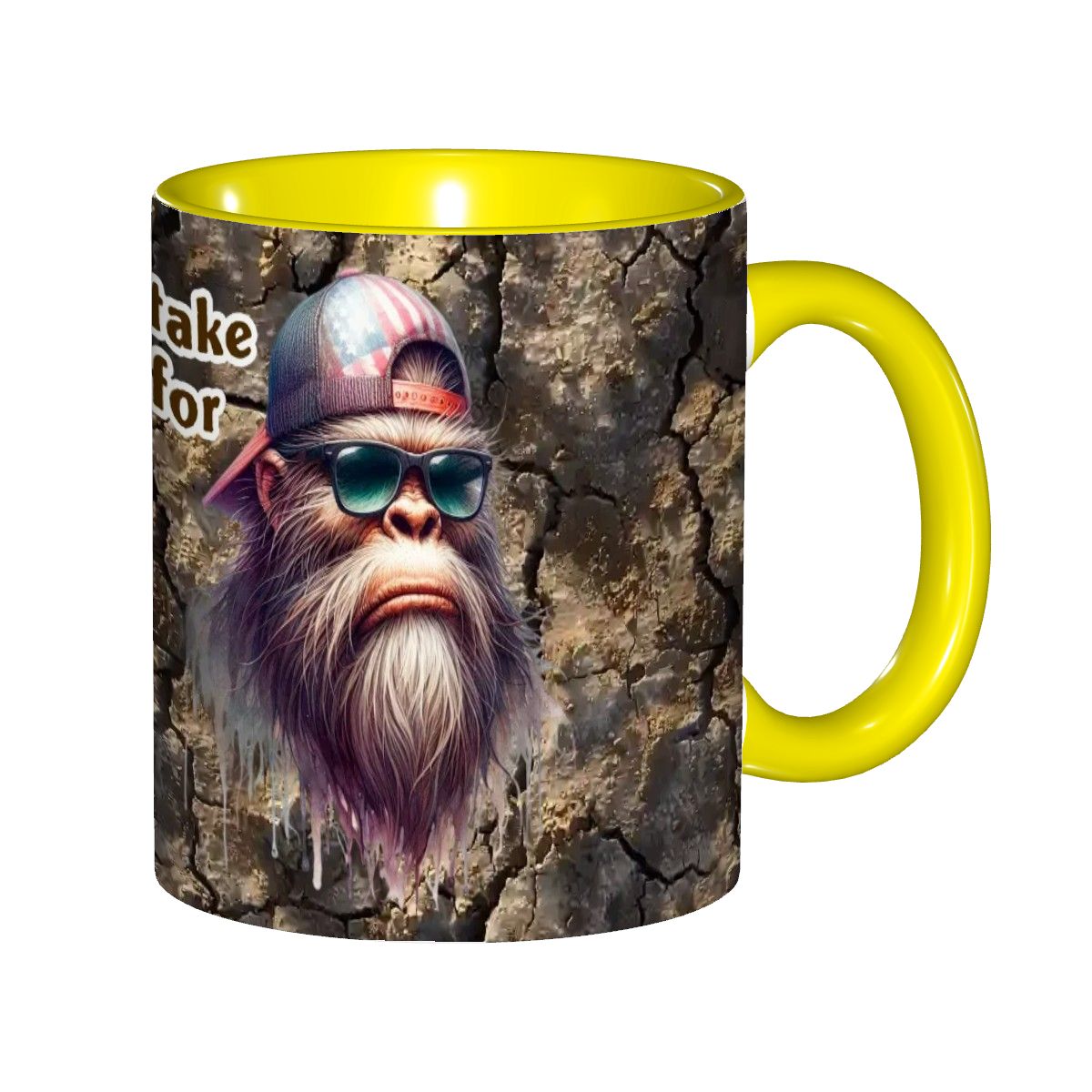 Sarcastic Sasquatch Collection, 11.2 Oz Ceramic Coffee Mug- Don't Mistake