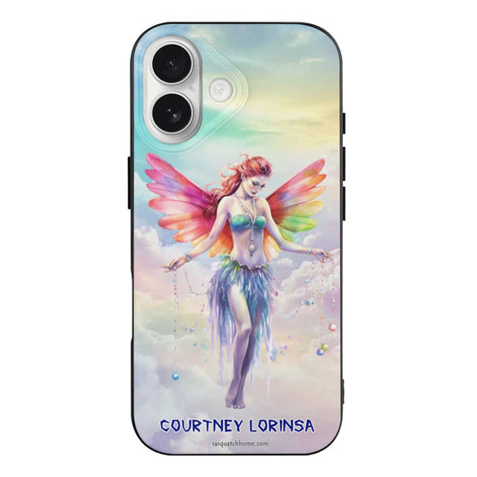 Fairy Themed, iPhone 17 TPU Black Phone Case, Personalize!