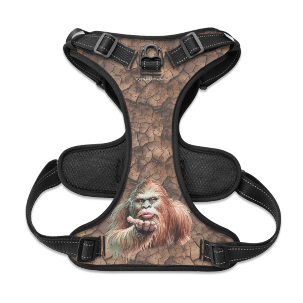 Bigfoot, Sasquatch Blow Kiss, Oxford Fabric Dog Harness