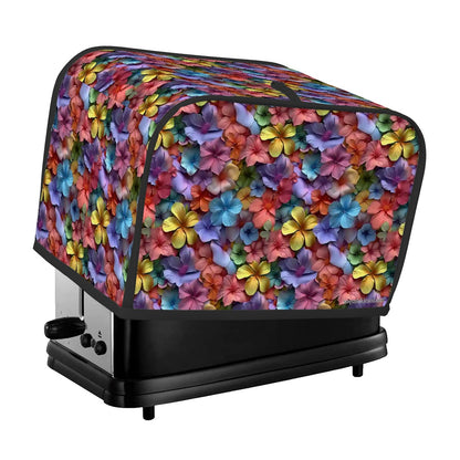 10 Flower Designs, 2 Slice Toaster Cover