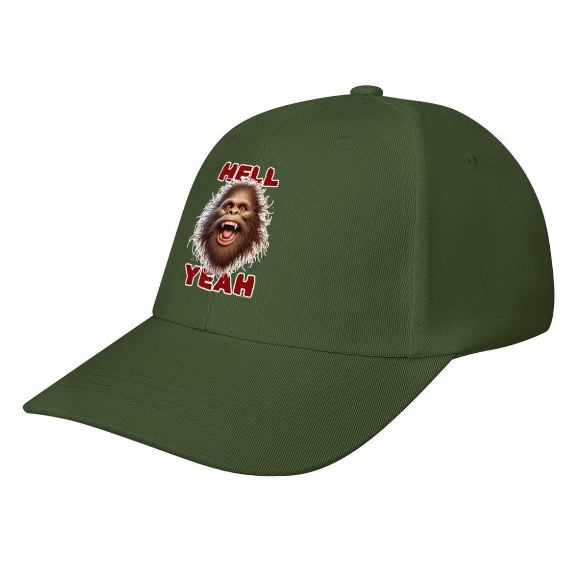 Bigfoot, Sasquatch “Hell yeah", Baseball Cap – 8 Colors