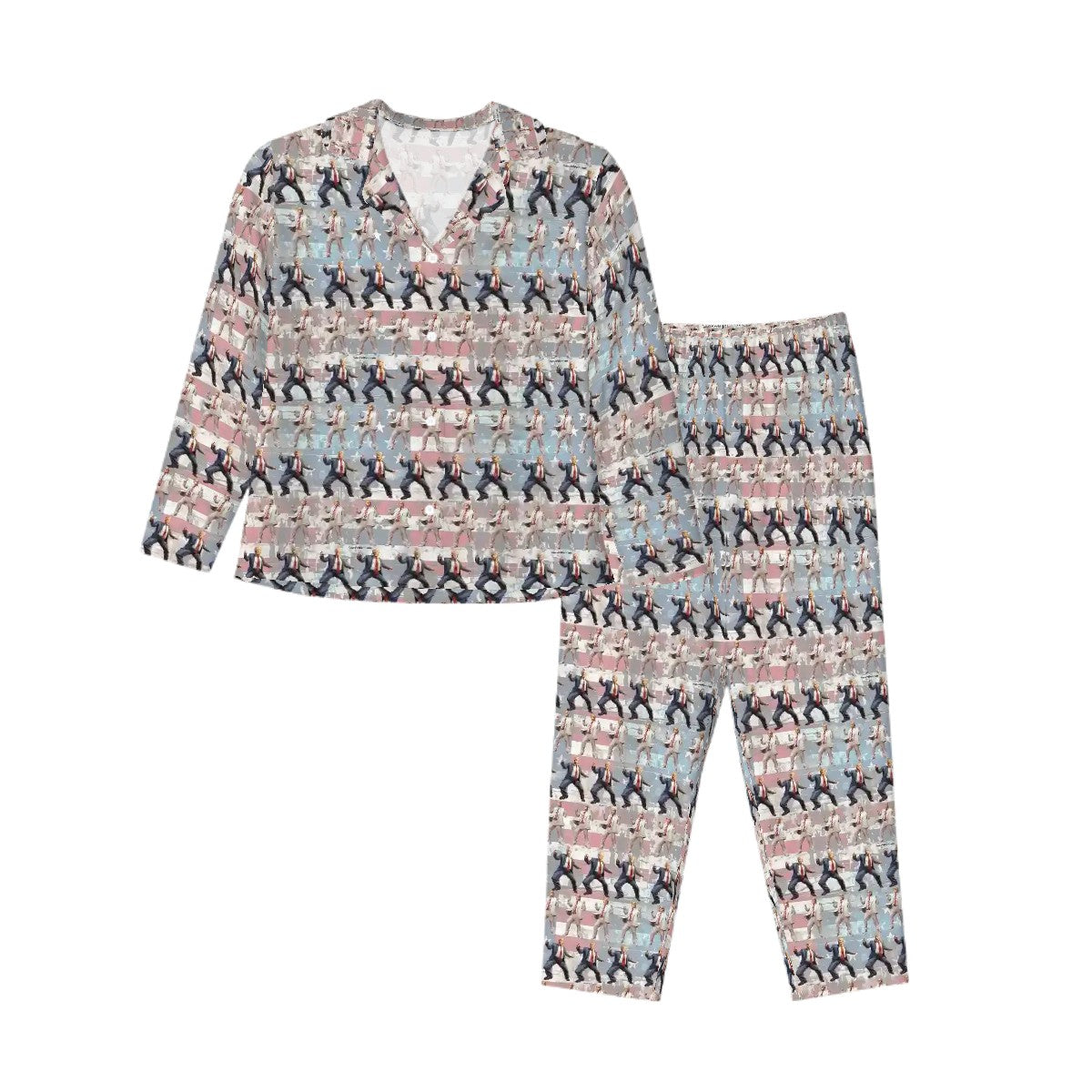 Trump  Themed Women’s Long Sleeved Pajama Set