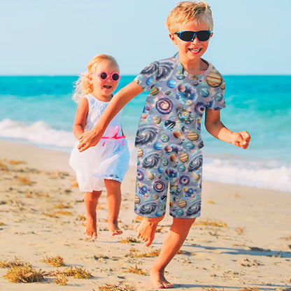 20 Awesome Designs, Children's T-shirt & Shorts Set