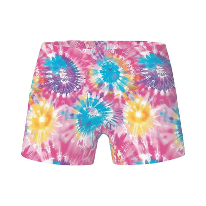 Girls Boxer Briefs Underwear Tie Dye