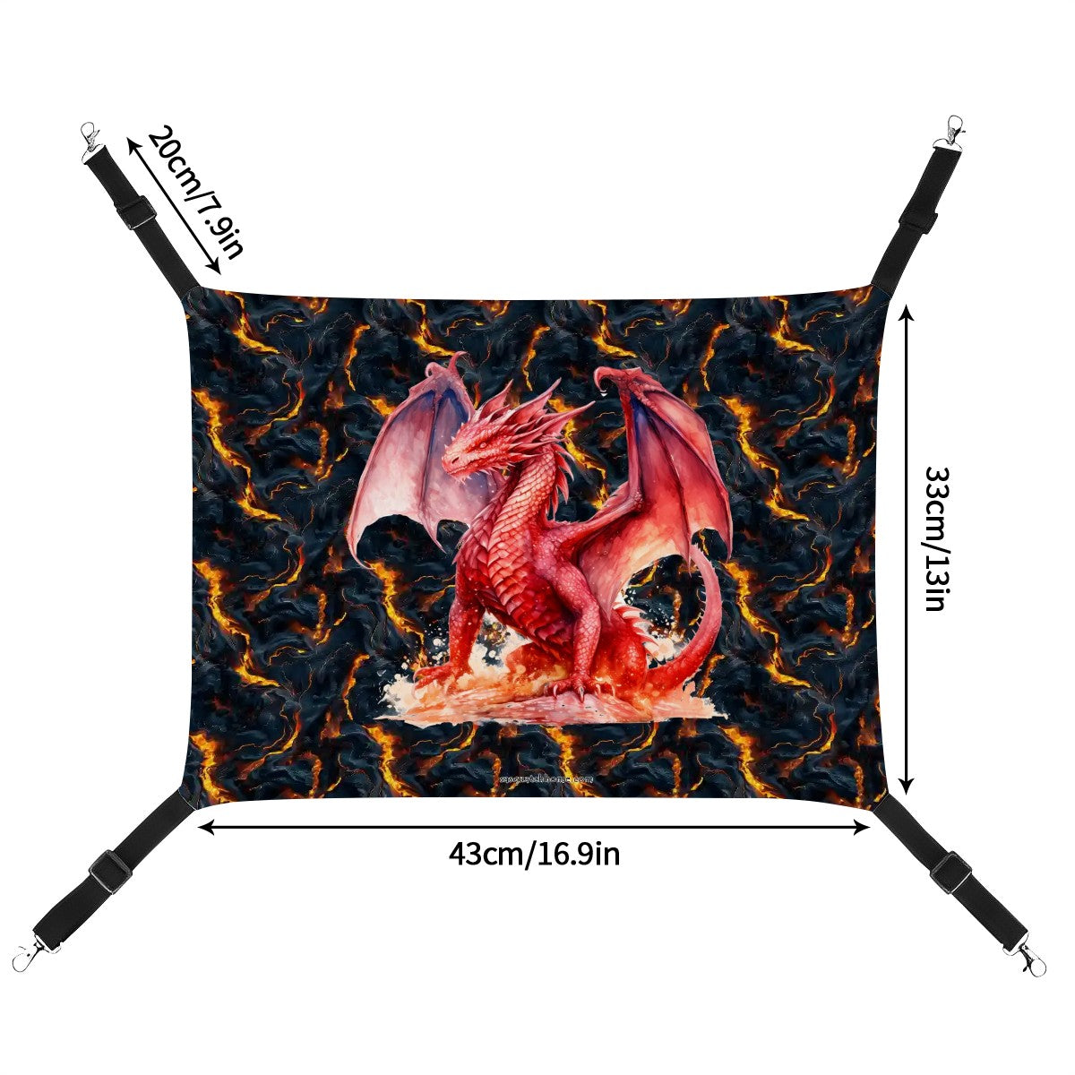 Fire Dragon on Lava, Pet Hammock