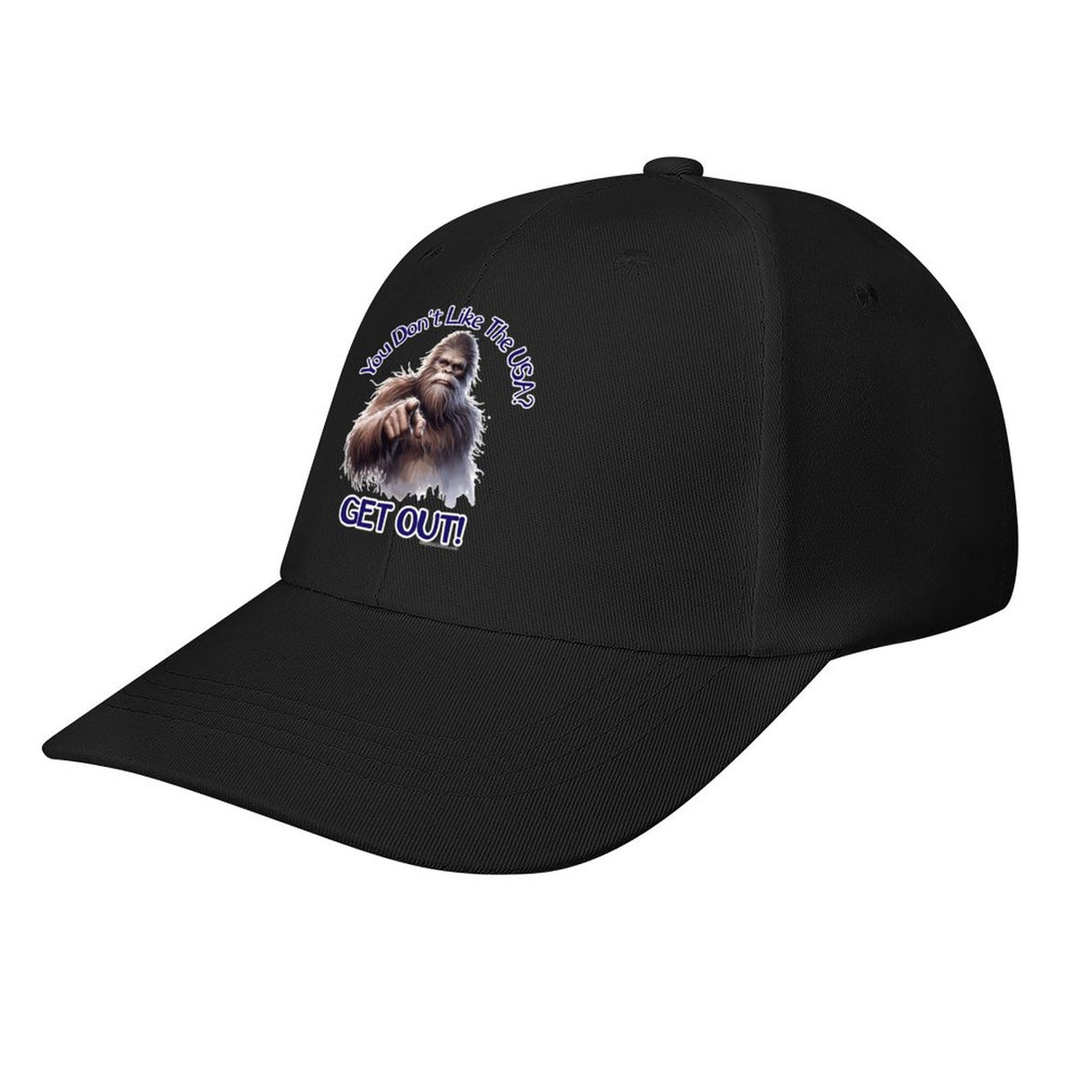 Bigfoot, Sasquatch “You don't like the USA..", Baseball Cap – 8 Colors