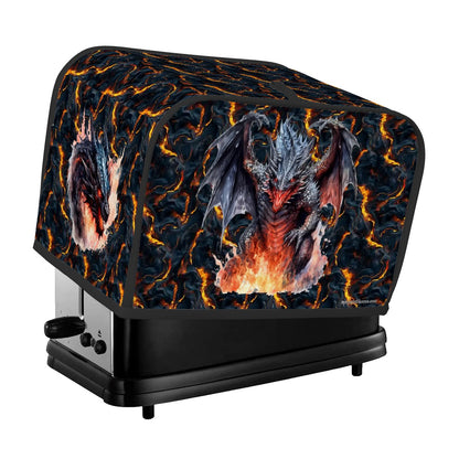 Fire Dragon on Lava, 2 Slice Toaster Cover