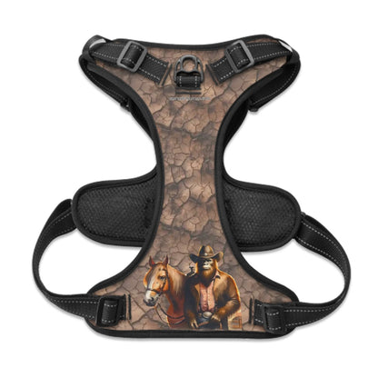 Cowboy Bigfoot, Sasquatch Oxford Fabric Dog Harness