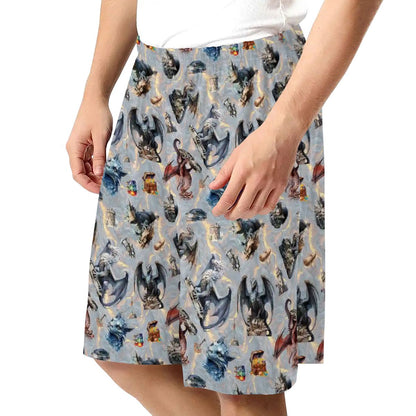 10 Misc Designs, Men’s Polyester, pocketed, pajama Shorts