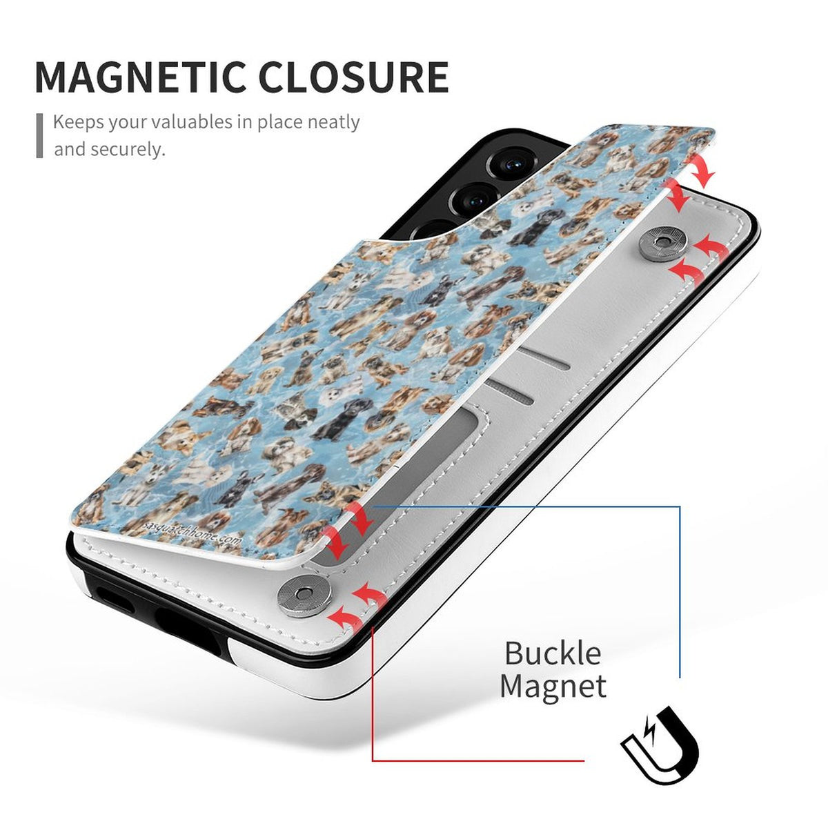 10 Animal Themed Designs Samsung S22 Cell Phone Case / Folding Wallet