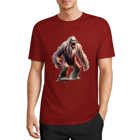 Bigfoot - Sasquatch Scary Short Sleeve Cotton T-Shirt