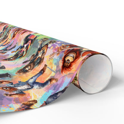 6 Packs (bulk) Wrapping Paper Rolls