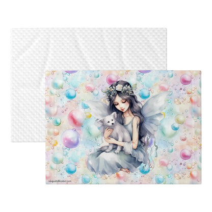 Fiary on Bubbles, Fluffy, Soft Dog Blanket