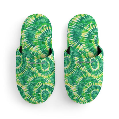 19 Tie Dye Designs, Children's Cotton Flannel Slippers