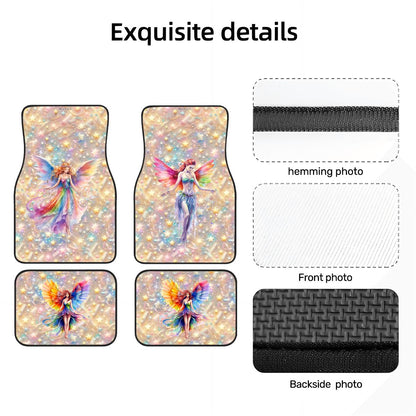 Rainbow Fairies, 4 Piece Auto Floor Mats