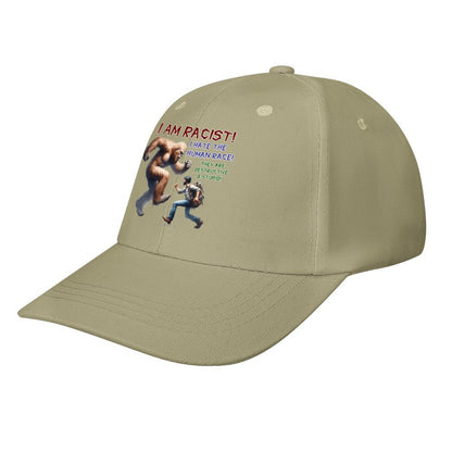 Bigfoot, Sasquatch “I am racist..", Baseball Cap – 8 Colors