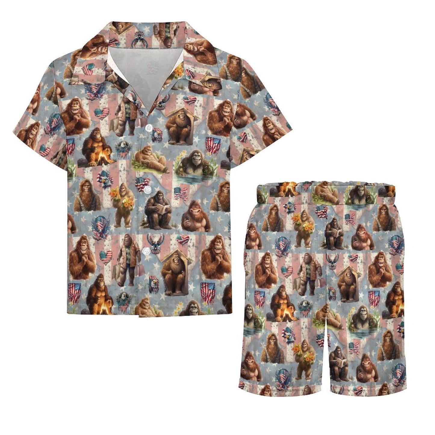 Bigfoot / Sasquatch Children's Casual Beach Outfit