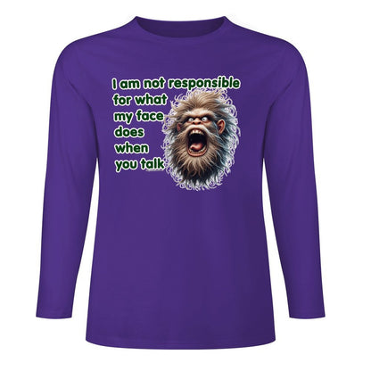 Bigfoot - Sasquatch Cotton Unisex Long Sleeve T-shirt
