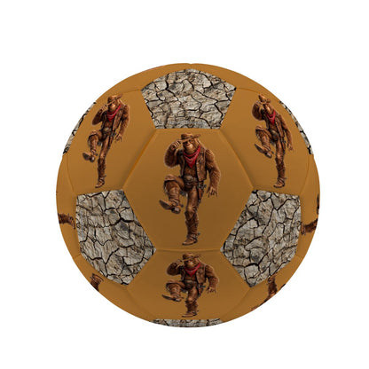 8.5 Inch Training Soccer Ball, Cowboy Sasquatch Bigfoot