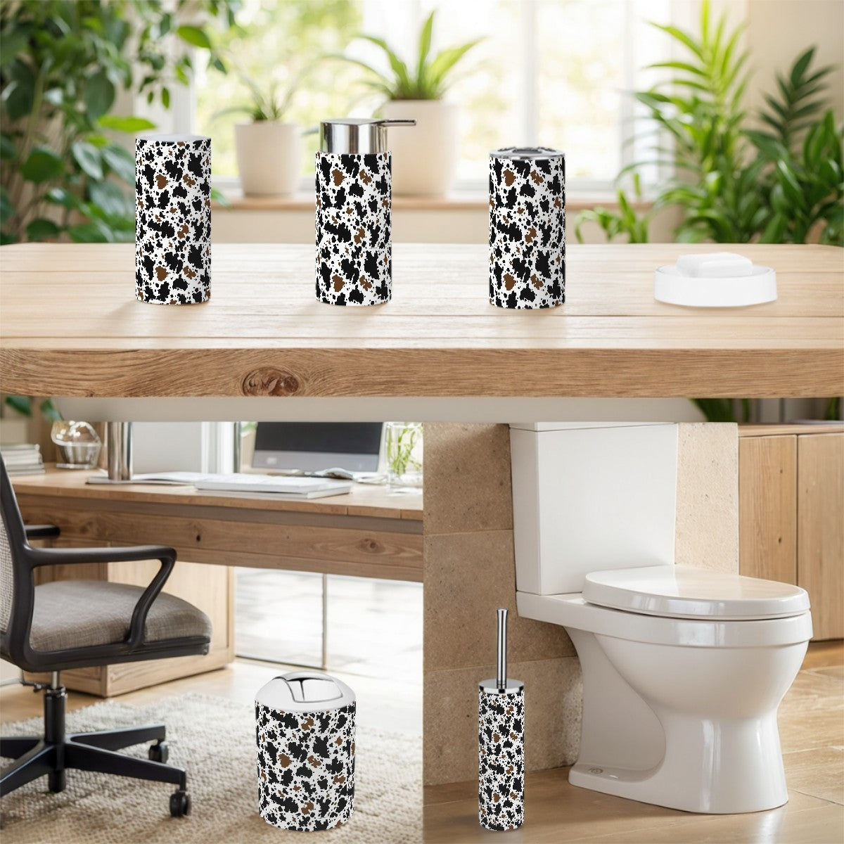 20 Misc Designs Bathroom Accessories, Set 5 pcs