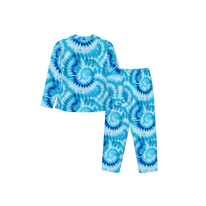 Tie-Dye  Themed Women’s Long Sleeved Pajama Set