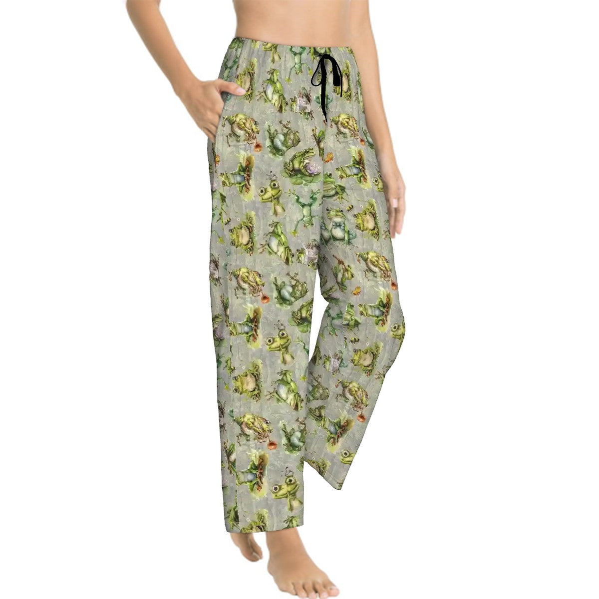 10 Animal Designs, Womens Pajama Pants with Pockets