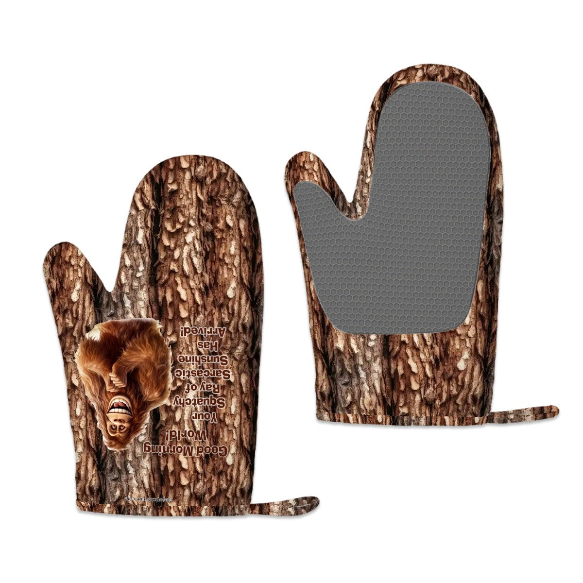 Set of 2 Silicone Heat Resistant Oven Mitts