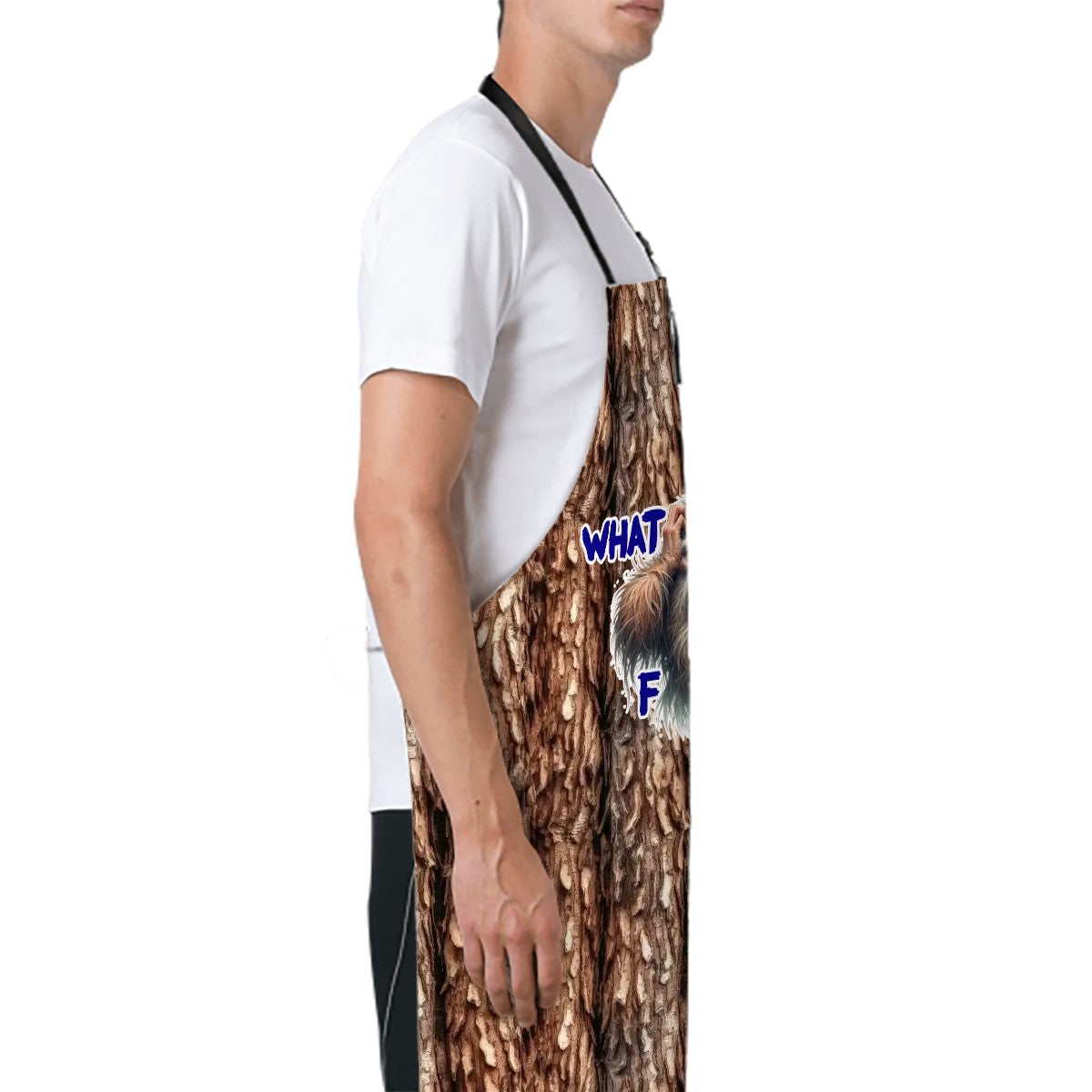 Bigfoot, Sasquatch "What The F_ck", Waterproof Apron with Pockets