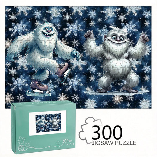 Yeti Dancing 300pcs Horizontal Wooden Jigsaw Puzzles