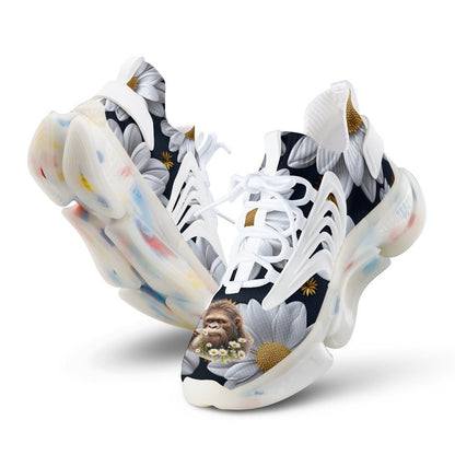 Sasquatch "smell the flowers" Men Custom Basketball Shoes with Breathable Fabric F68