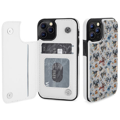 iPhone 12 Series Cell / Mobile phone Flip wallet case - 20 Misc Beautiful Designs