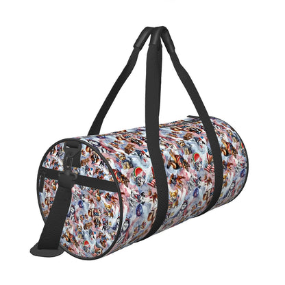 8 Patriot Designs, Large Capacity Duffle Bag, Sports Bag, Duffle, Travel Bag