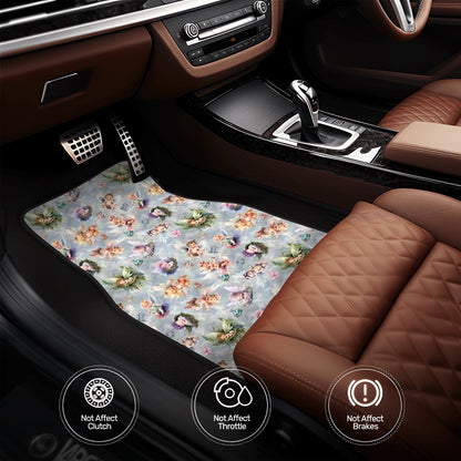 6 Fairy Designs, 4 Piece Auto Floor Mats