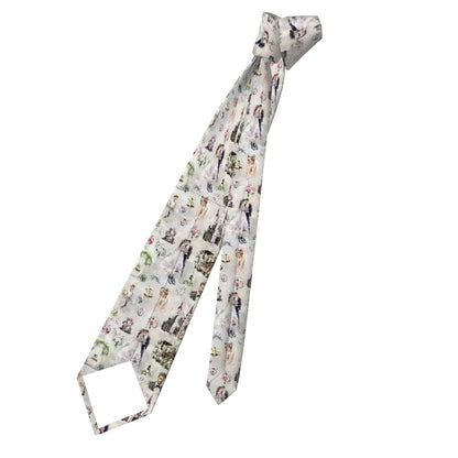 Awesome Misc Designs, Silky Polyester Dapper Neck Tie