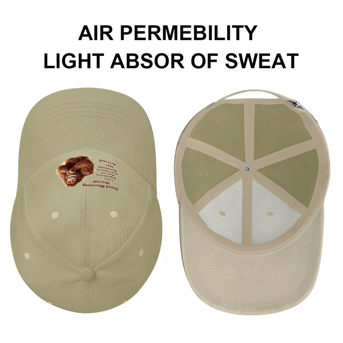 Bigfoot, Sasquatch “Good morning..", Baseball Cap – 8 Colors