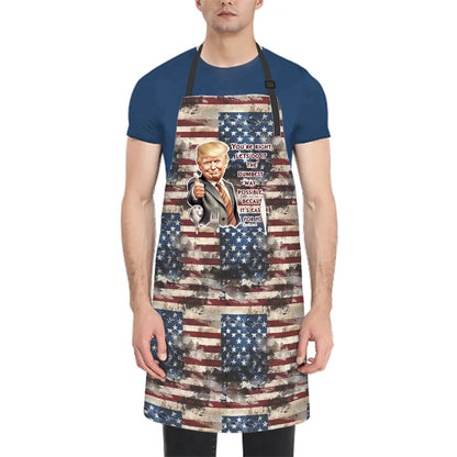 Donald Trump, "Let's do it the dumbest way possible" - Waterproof Apron with Pockets