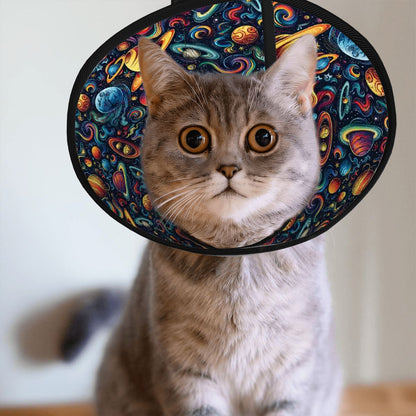 12 Outer Space Designs, Pet Elizabethan, Pet Medical Collar