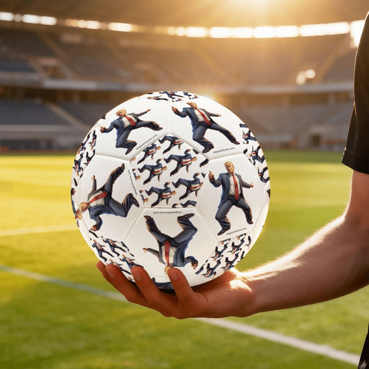 8.5 Inch Training Soccer Ball Donald Trump Dancing